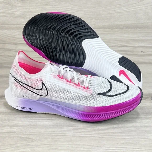Nike ZoomX Streakfly White Vivid Grape Purple Agate Black  display picture 2